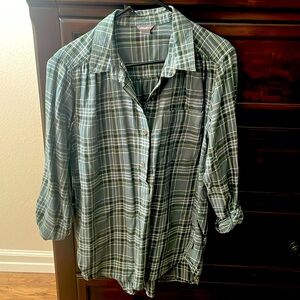 Eddie Bauer Flannel. Size Large.